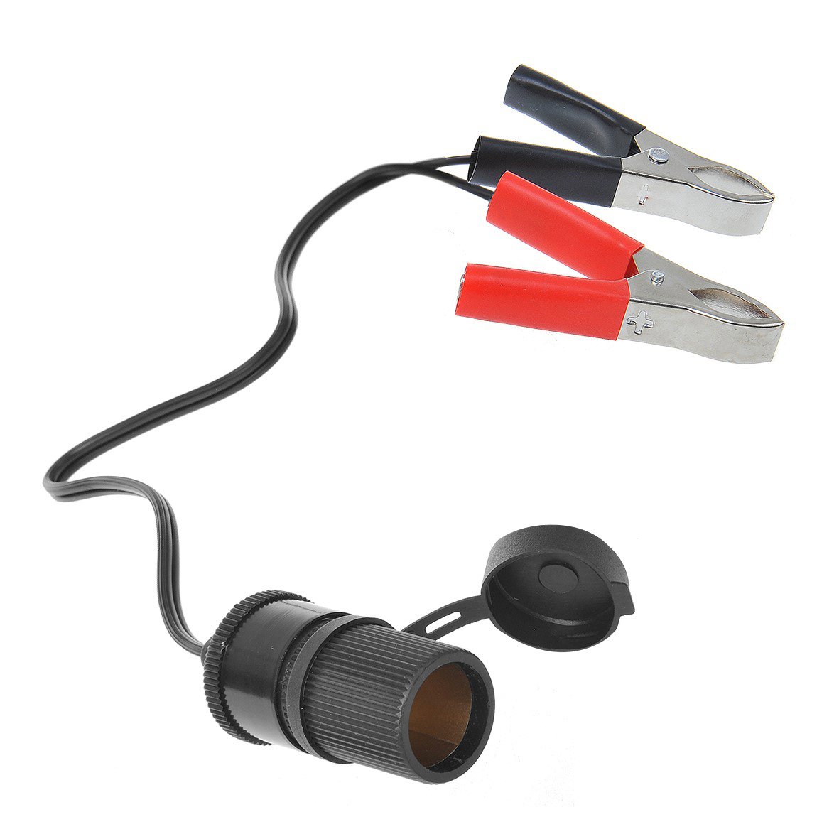 SIGARETTENAANSTEKERDOOS MET ACCUKLEMMEN 12V/24V-16A