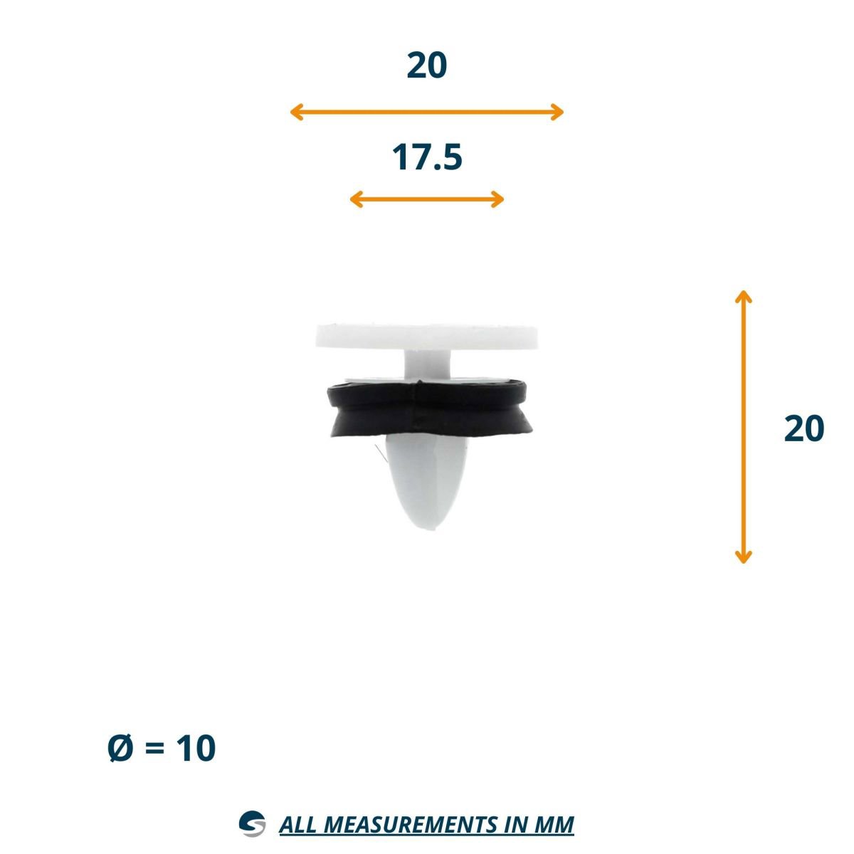 CLIP RENAULT OE: 9345ZN, 7703077476, 95508766