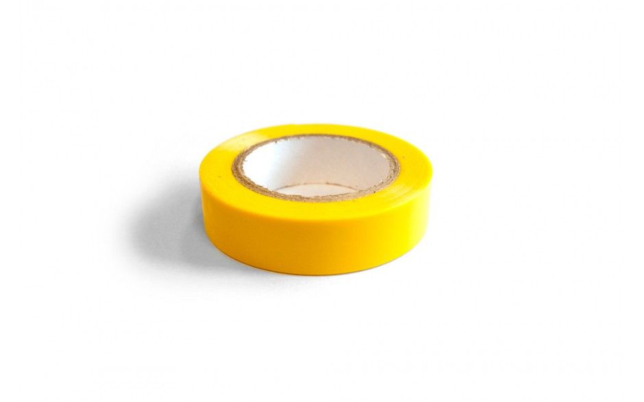 ISOLATIETAPE PVC GEEL 10METER 19MM