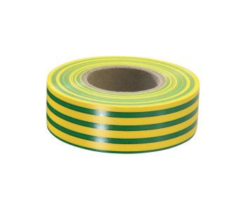ISOLATIETAPE PVC GROEN/GEEL 10METER 19MM
