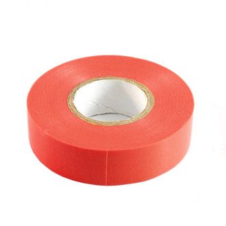 ISOLATIETAPE PVC ROOD 10METER 19MM