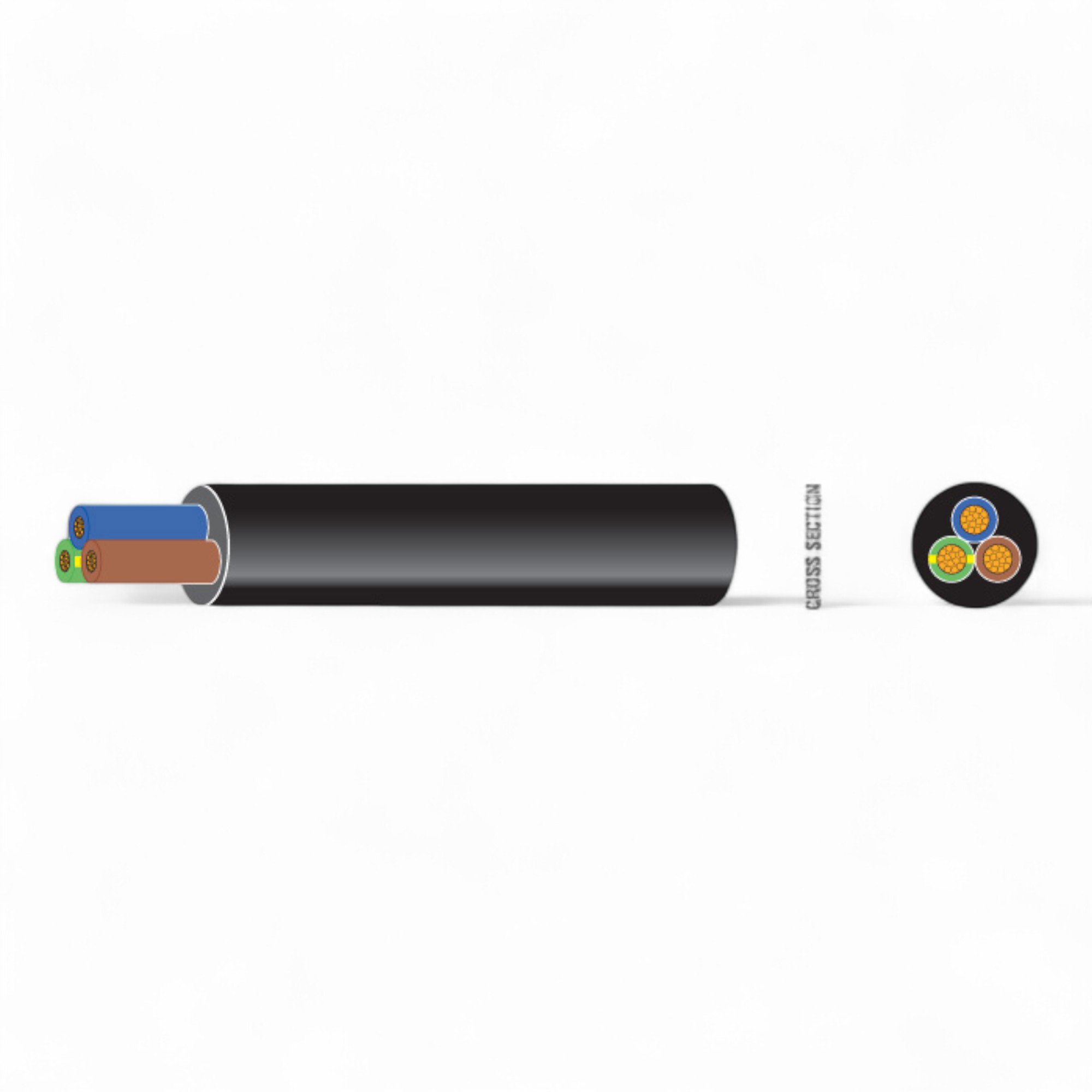 Rubber kabel 240 Volt