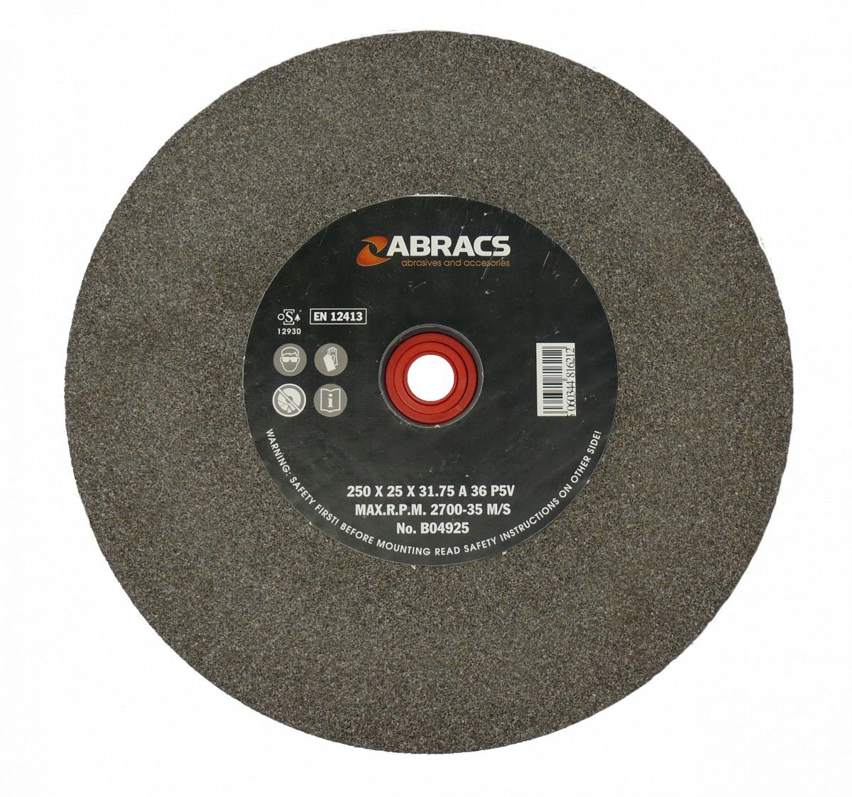 ABRACS 150 MM X 20 MM X 80 G AL/OX SLIJPWIEL