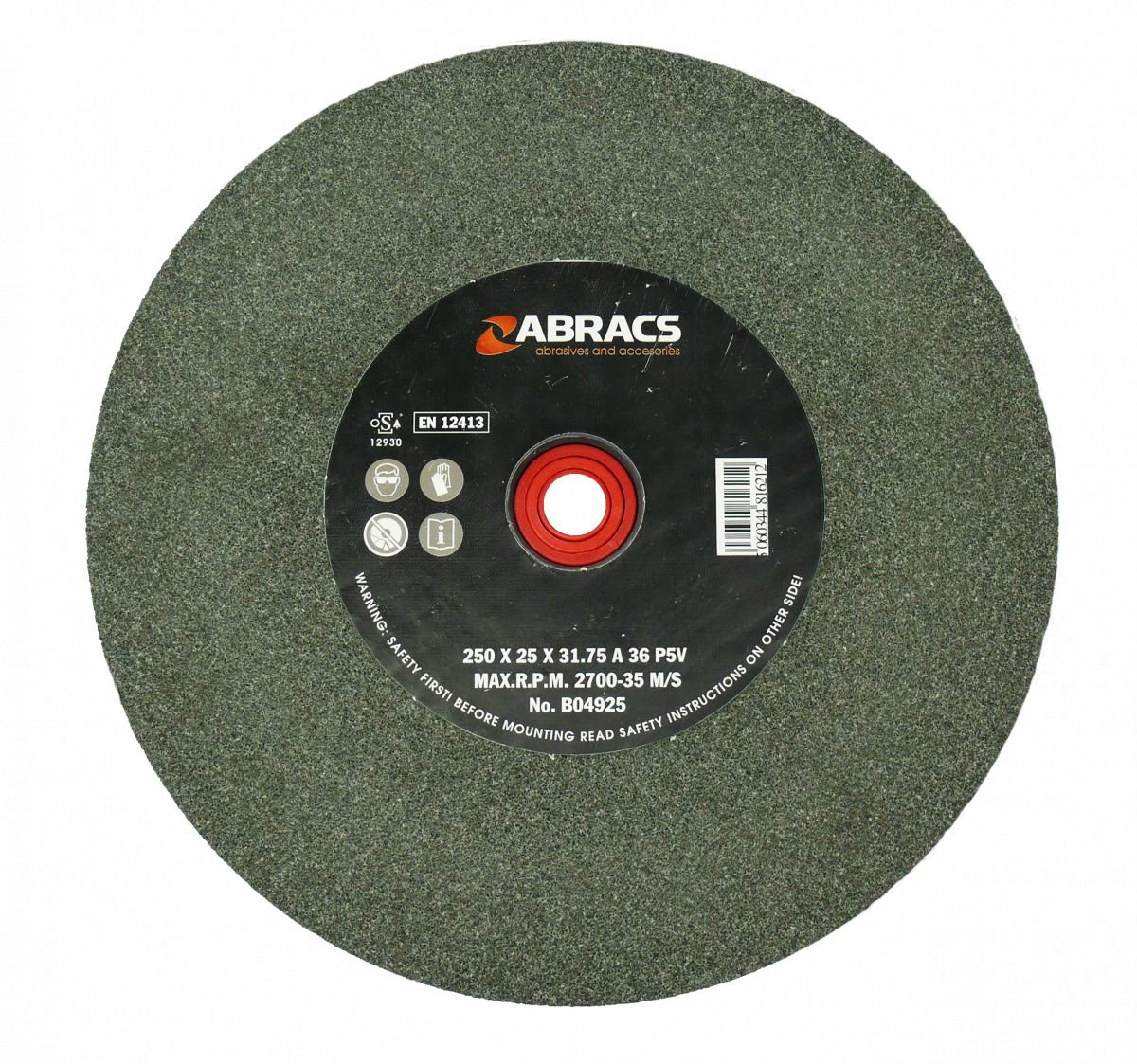 ABRACS 150 MM X 20 MM X 80 G SIL/CR SLIJPWIEL