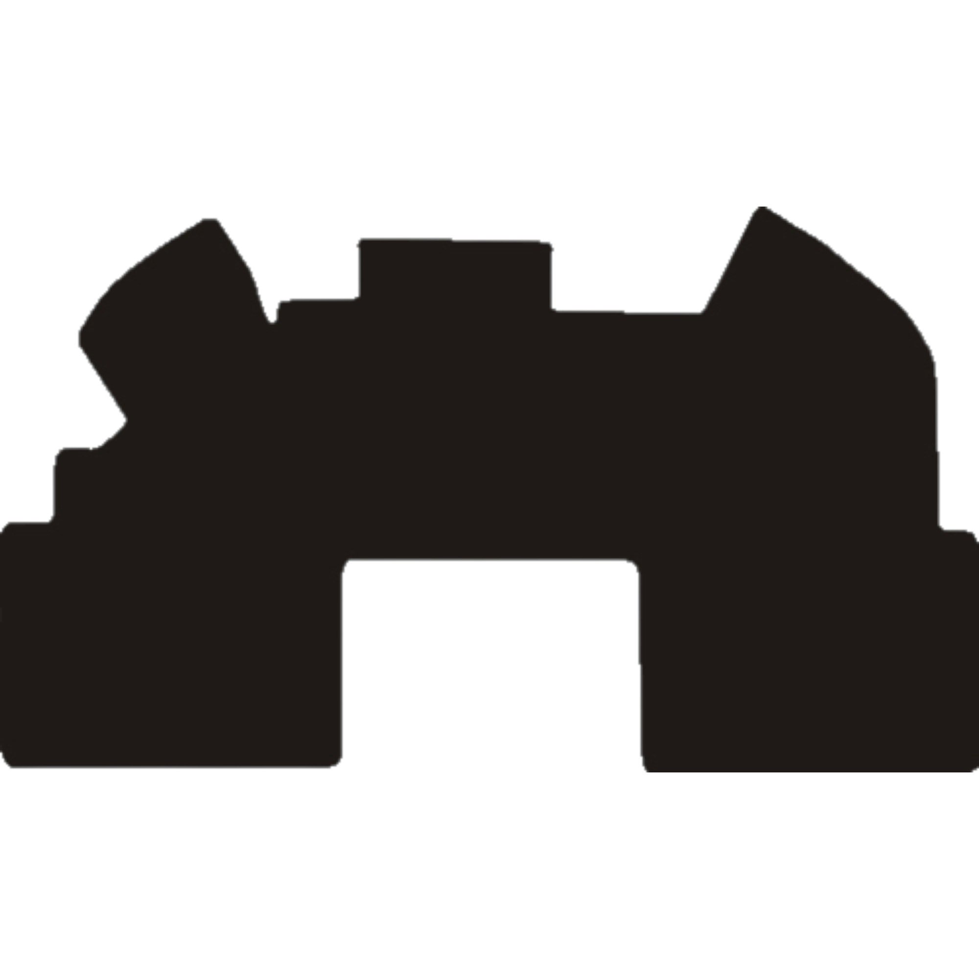 VELOUR CAR MAT SET CATERPILLAR 962 H 