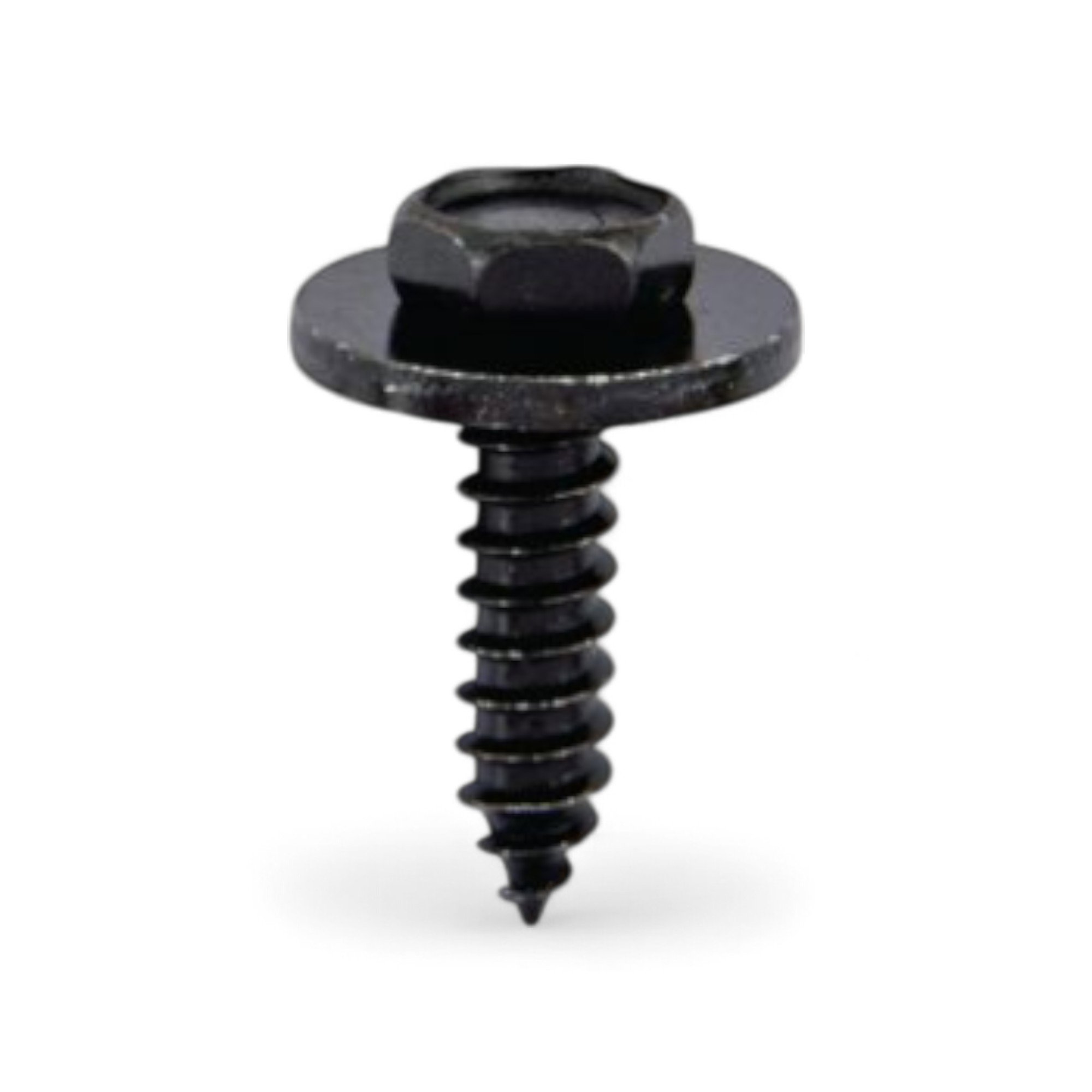 PLAATBOUT MET ONVERLIESBARE RING DIN6901C ZWART VERZINKT 6,3X19 #18 SW10