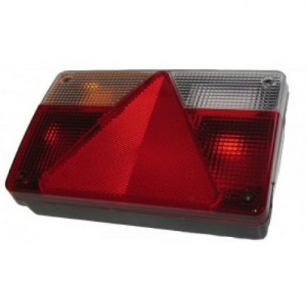 12V AJBA ACHTERLICHT + MISTLAMP (L) 217X138X52MM (1)