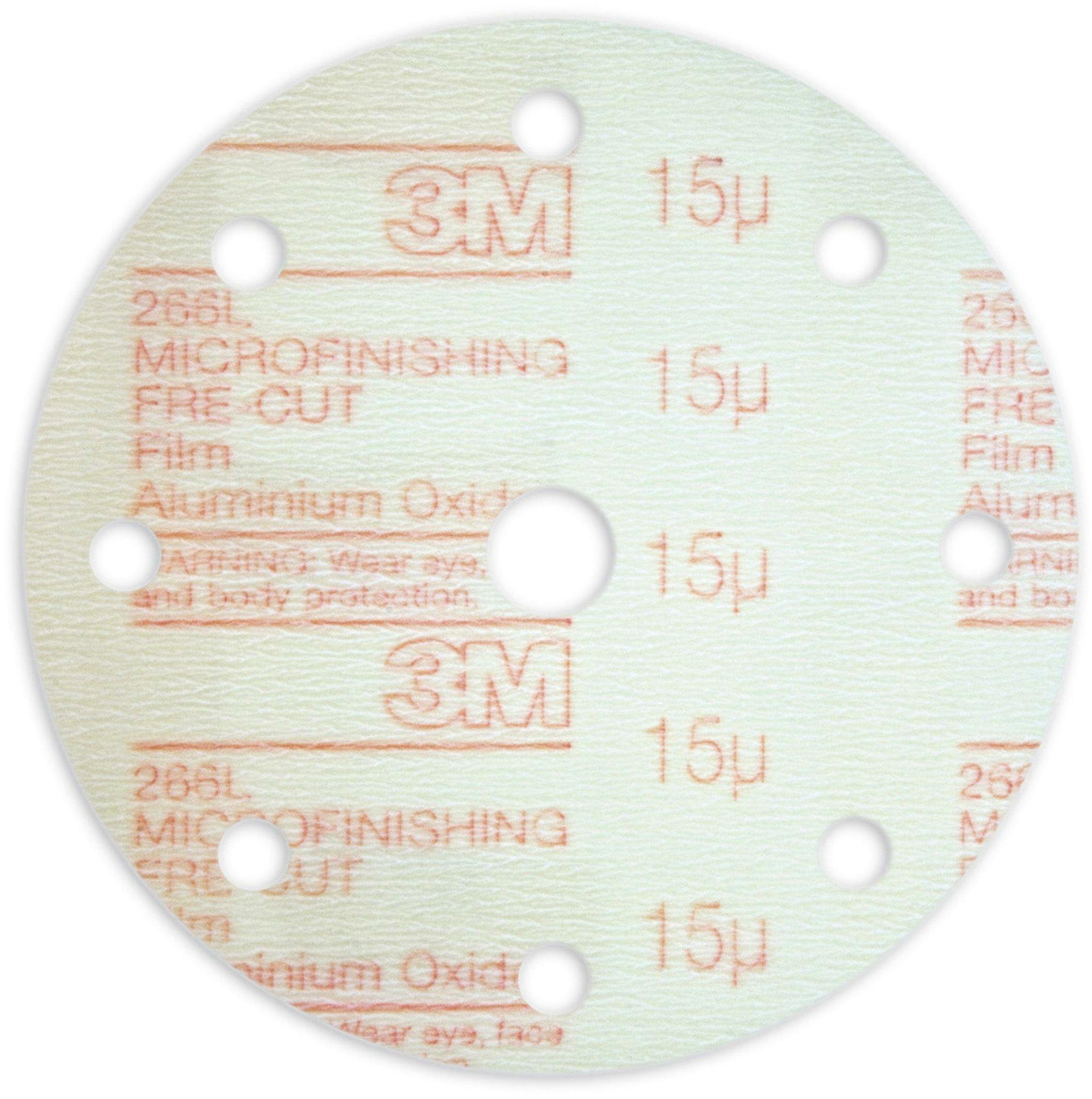 3M HOOKIT MICRO FINISHING SCHUURSCHIJF 266L, 801A, Ø 150 MM, 9 GATEN, 100µ