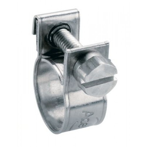 SLANGKLEM MINI STAAL ELECTROLITISCH VERZINKT 9MM 15-17MM