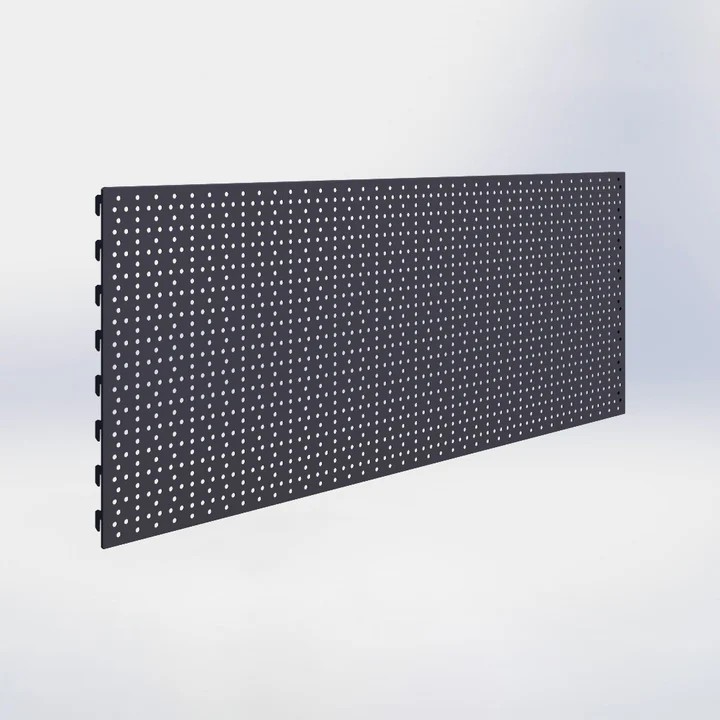 ACHTERWAND PERFORATIE - 40X100CM - ANTRACIET (1ST)