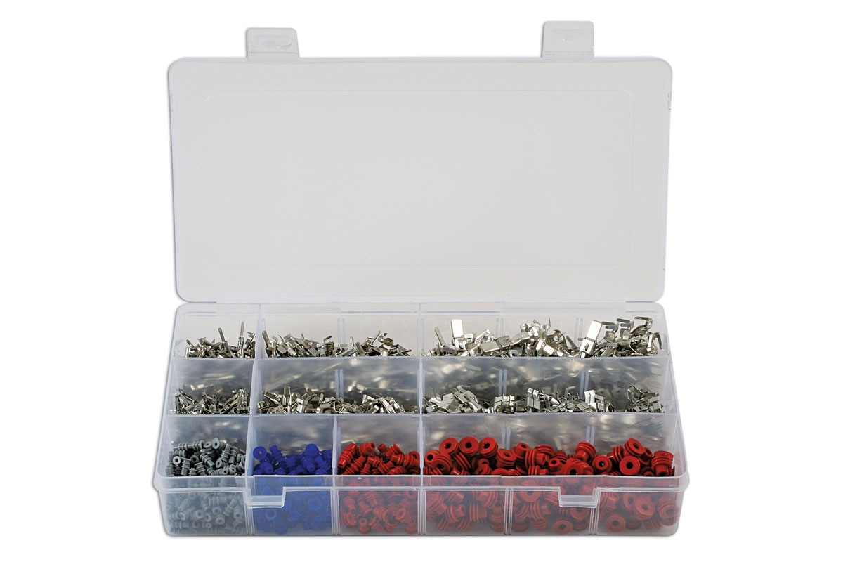 ASSORTIMENT ONGEISOLEERD KABELSCHOENEN EN SEALS VAG #1,5 #3,5 #6,3MM 1200-DELIG 4