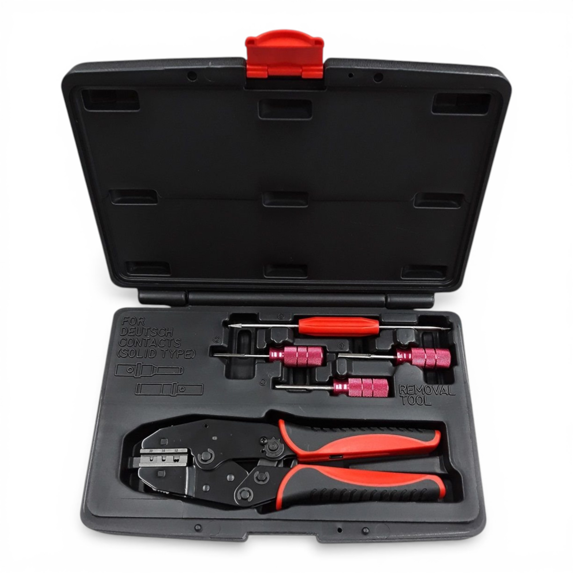 KRIMPTANG IN ASSORTIMENT VOOR DEUTSCH CONNECTOREN