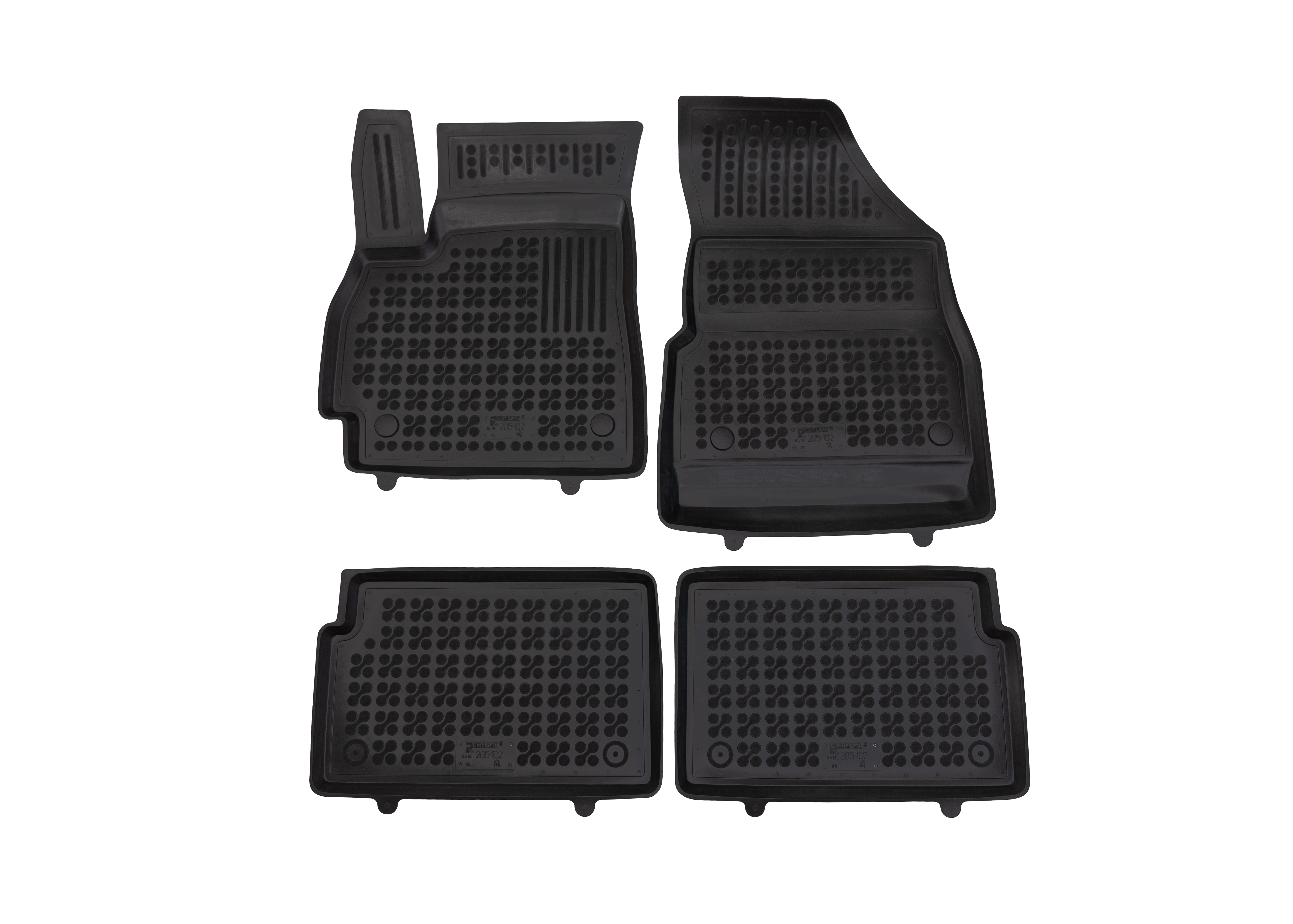RUBBEREN VLOERMAT LEXUS LBX HYBRIDE (HEV), 4X2 (FWD), 4X4 (AWD)  2023 -