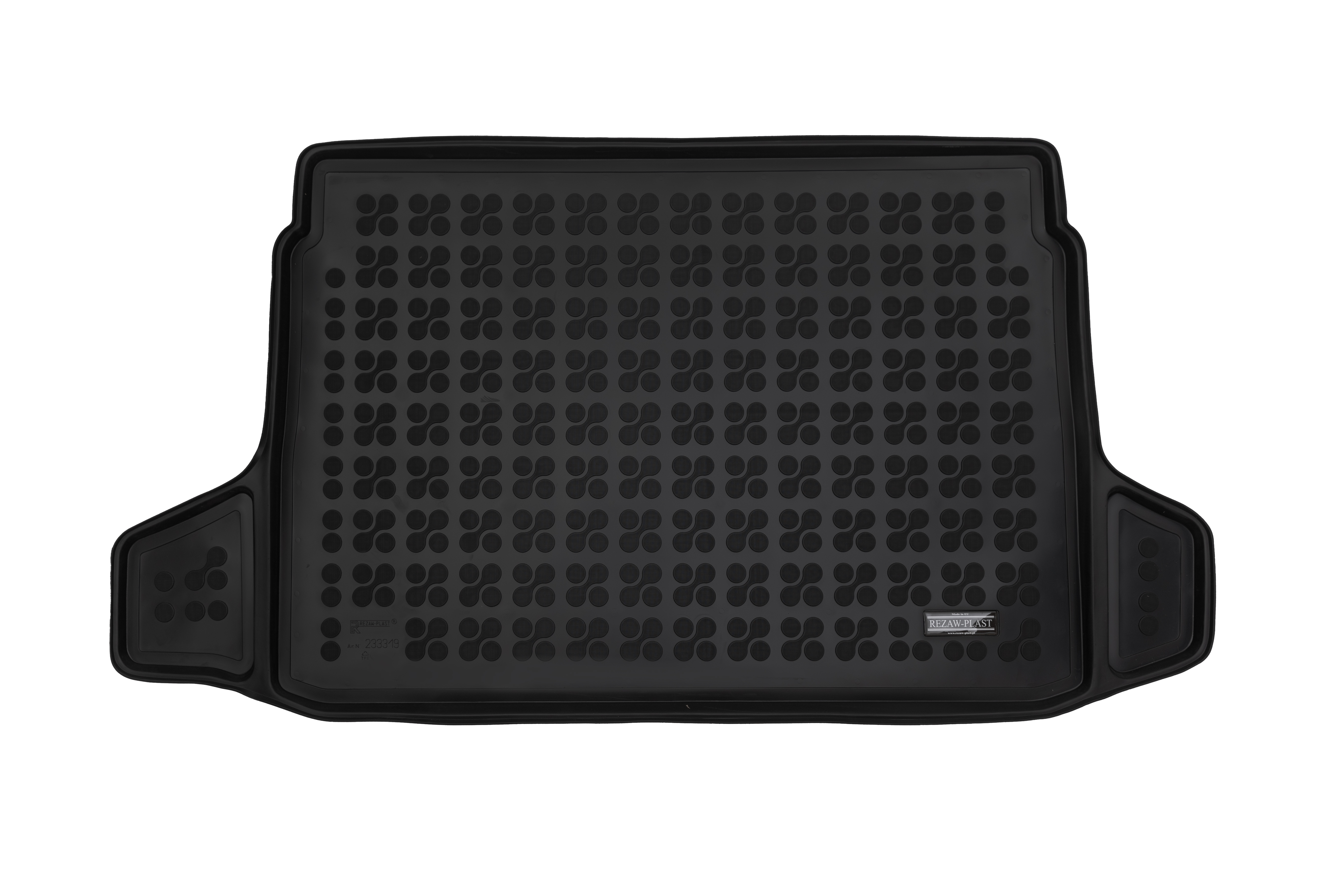 KOFFERBAKMAT KGM ACTYON VASTE BOVENSTE KOFFERBAKVLOER, VERSION WITH ORGANIZER UNDER THE FLOOR OF THE TRUNK 2024 -