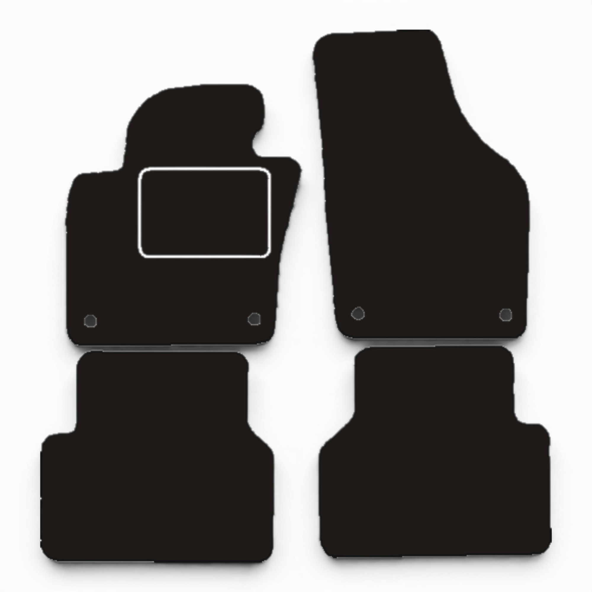 MATTENSET NAALDVILT VW (SVW) TIGUAN (591, 592) 2010-