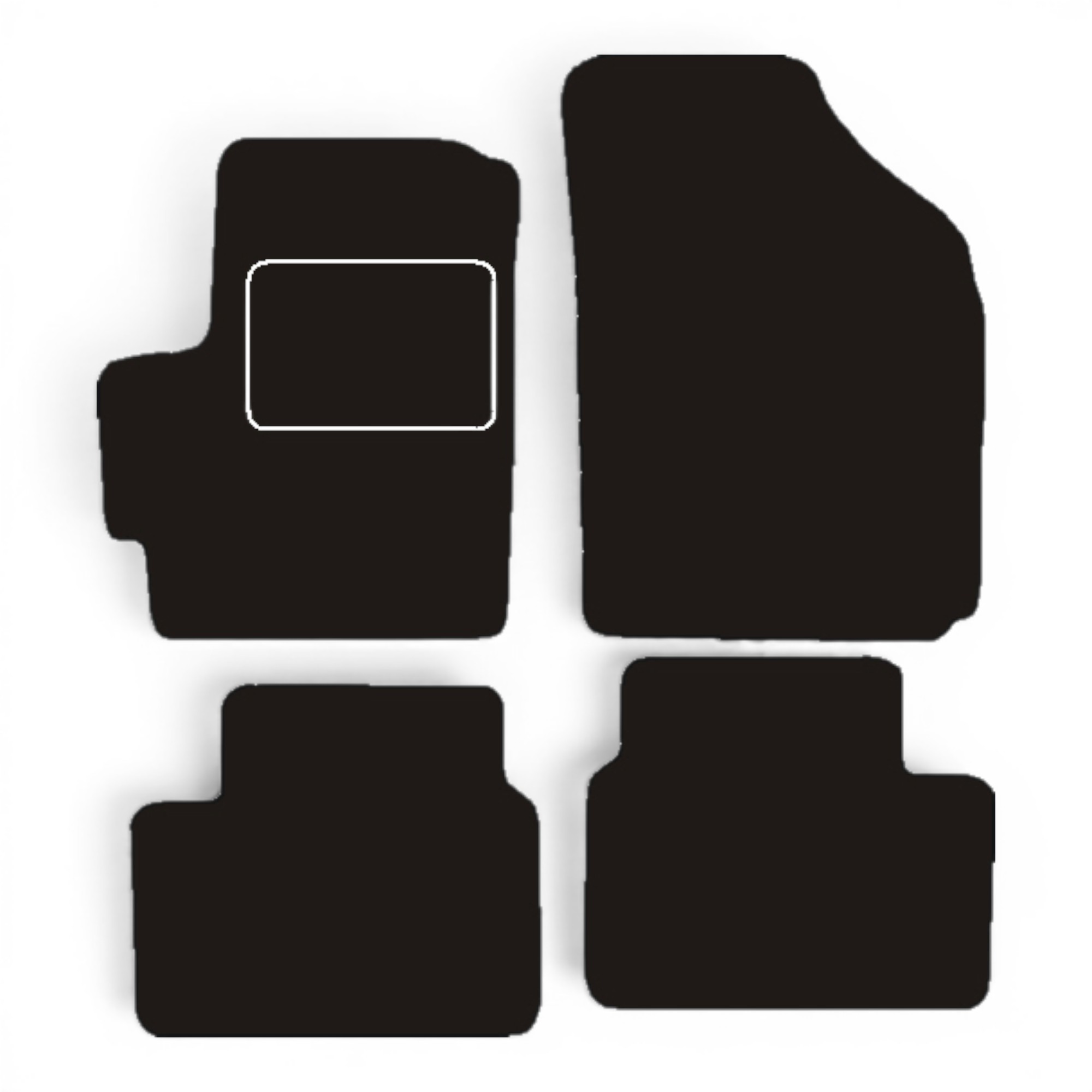 MATTENSET NAALDVILT DAEWOO MATIZ (M200, M250) 2005-2010