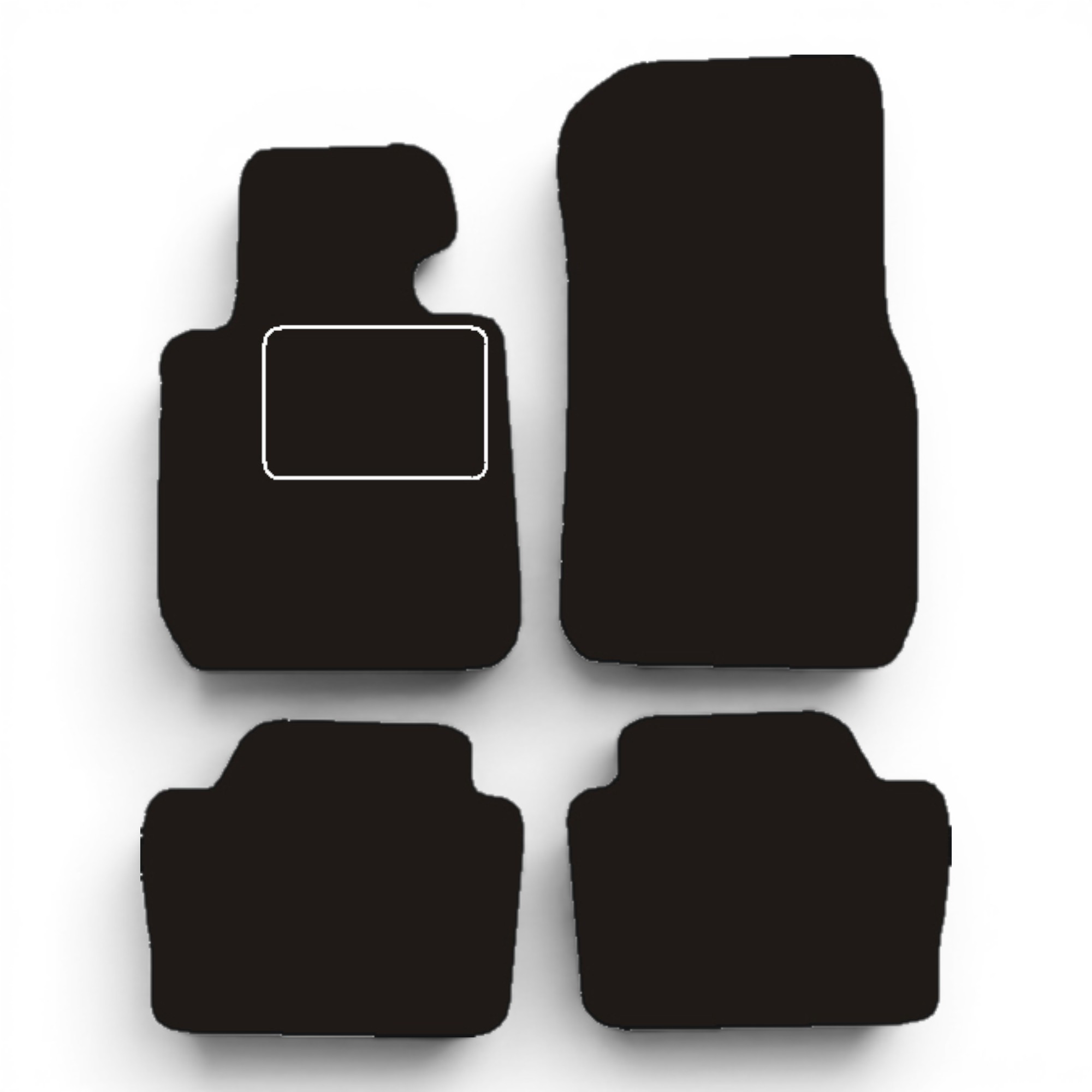 MATTENSET NAALDVILT BMW (BRILLIANCE) 3 SERIES (F30,F35) 2012-