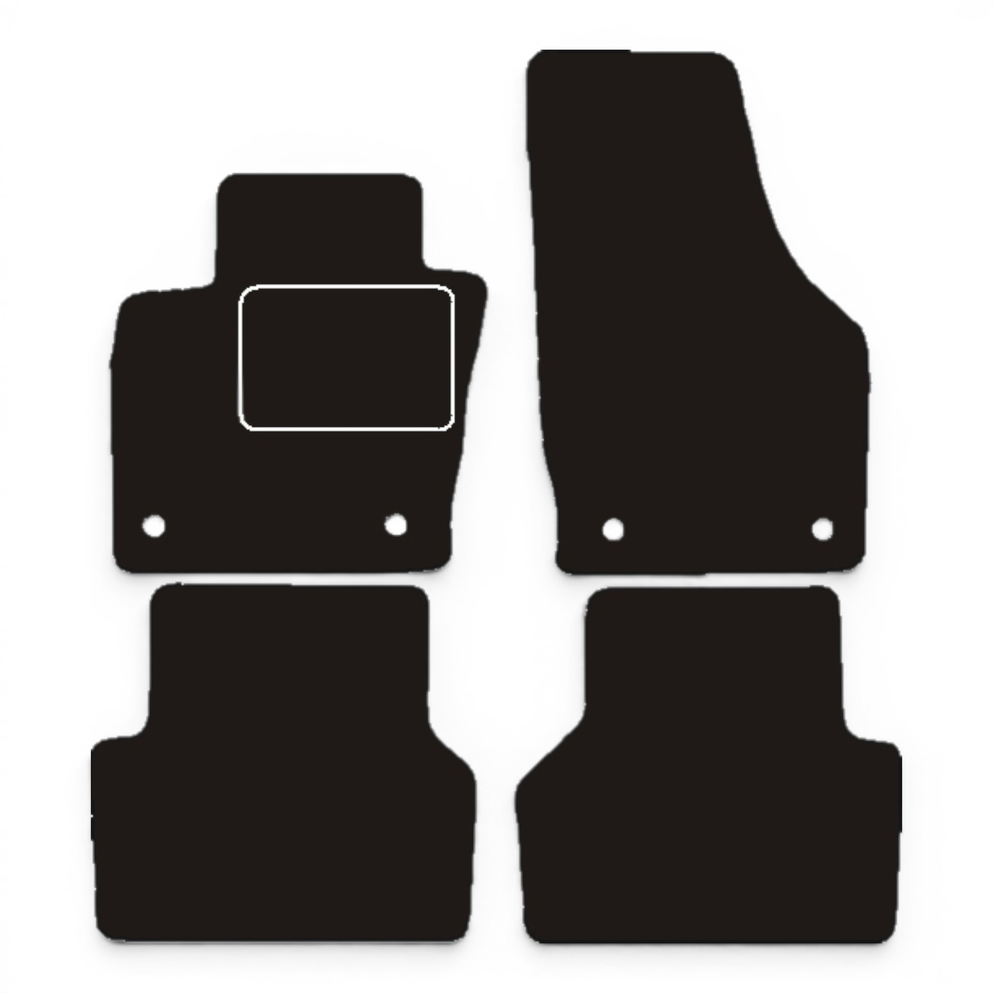 MATTENSET NAALDVILT AUDI (FAW) Q3 (84B, 84G) 2013-