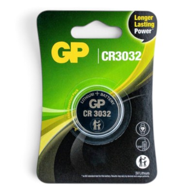 GP 3V LITHIUM KNOOPCEL CR3032