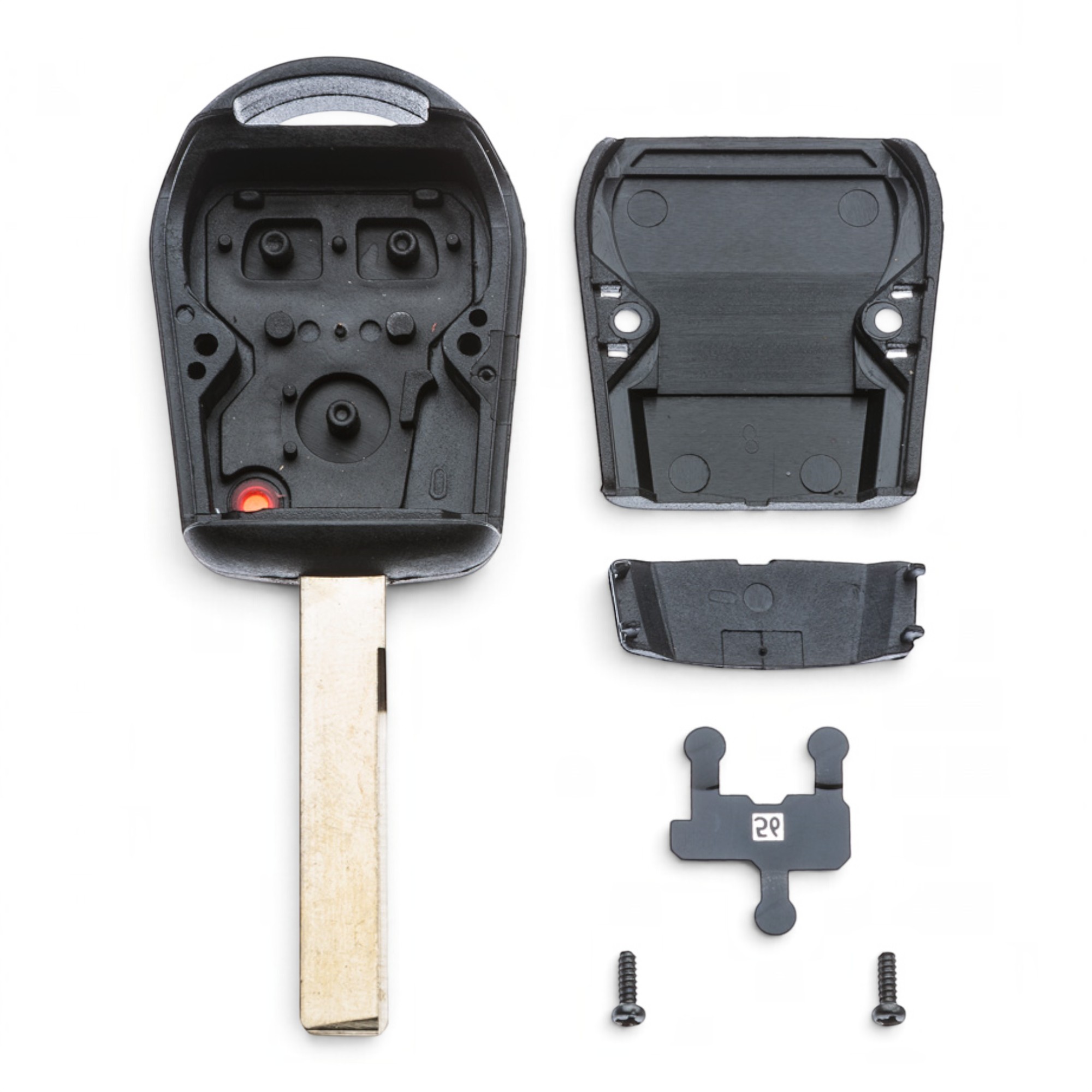 AUTOSLEUTEL BMW -LEGE BEHUIZING- INCLUSIEF 3 BUTTONS