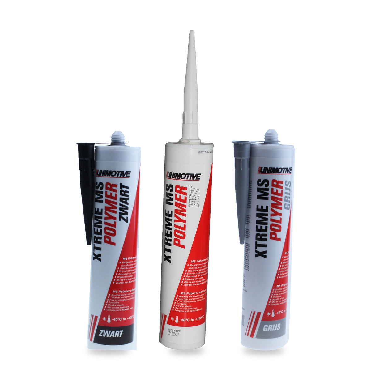 BUNDELACTIE POLYMEER KITTEN ZWART, WIT EN GRIJS (3-DELIG)