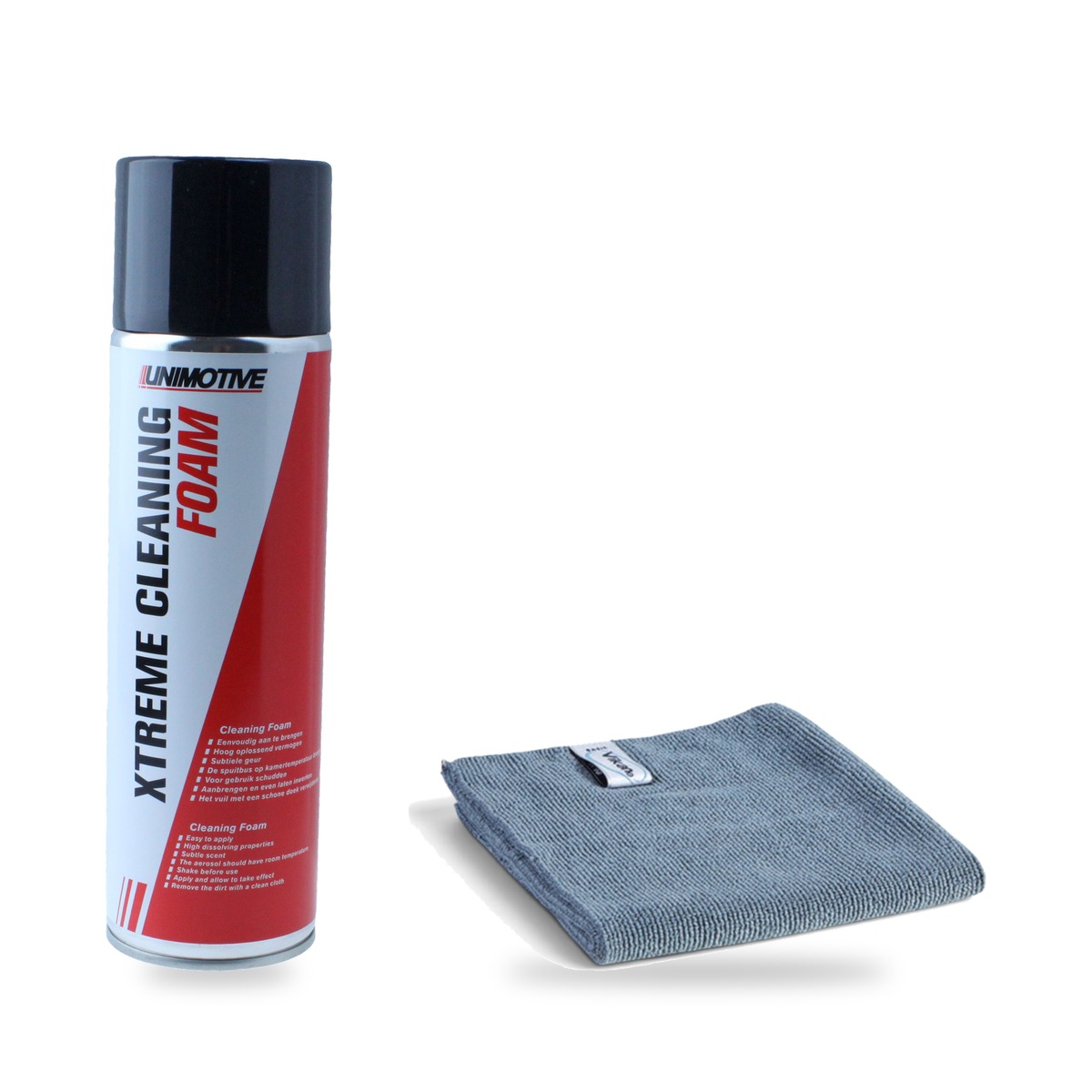 GROUPE D'ACTIONS XTREME MOUSSE EN SPRAY + CHIFFON