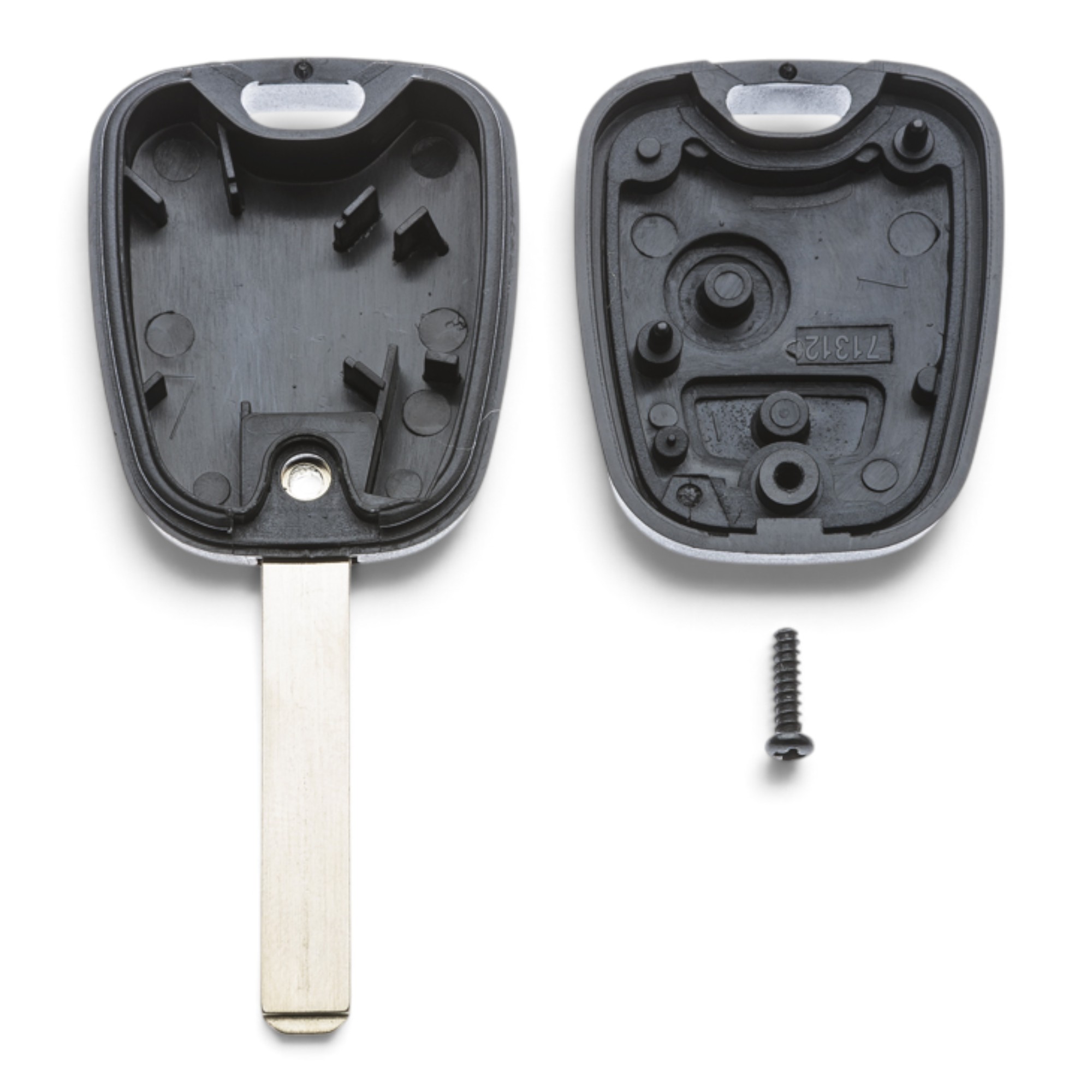 AUTOSLEUTEL PSA -LEGE BEHUIZING- INCLUSIEF 2 BUTTONS 2