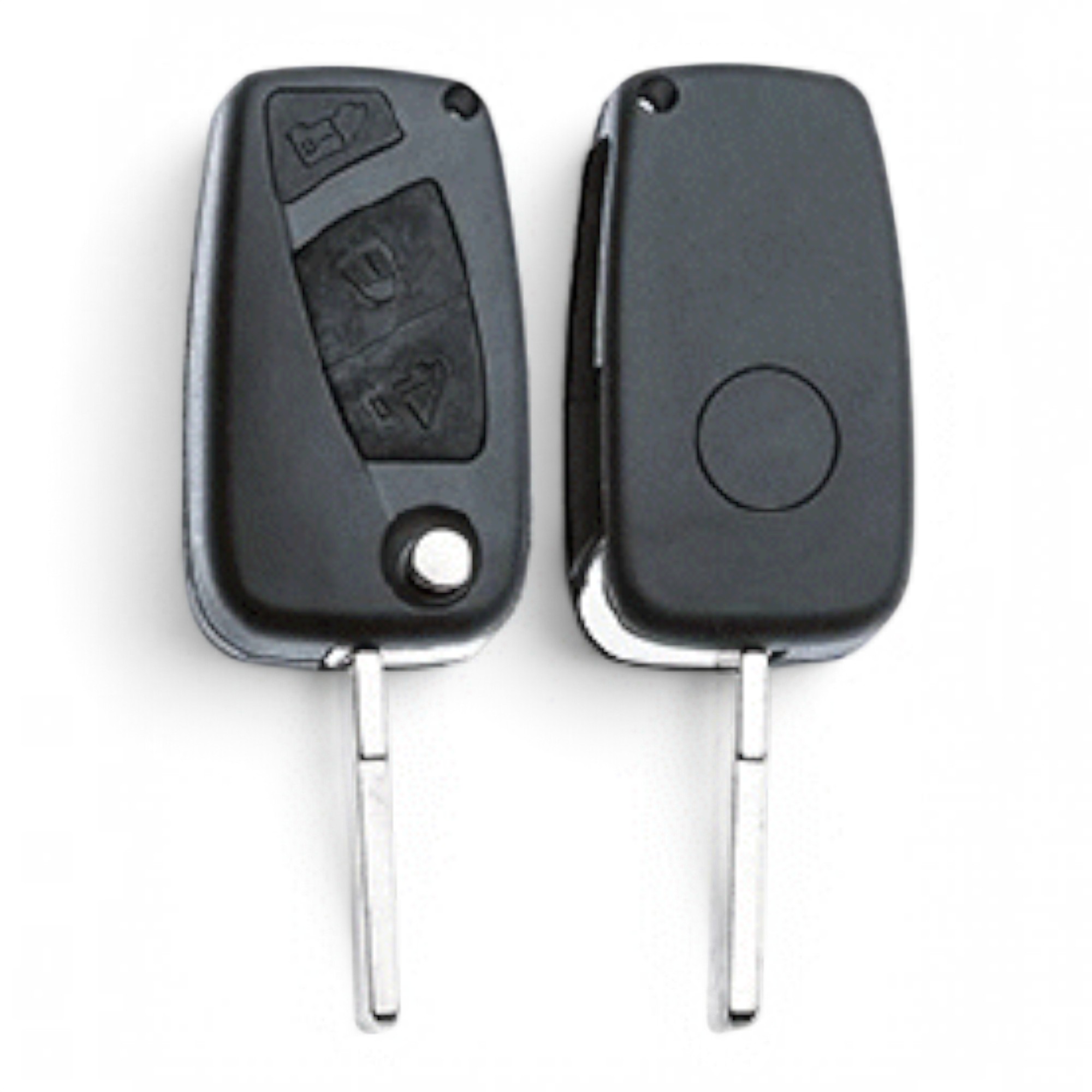 AUTOSLEUTEL FIAT -LEGE BEHUIZING- INCLUSIEF 3 BUTTONS